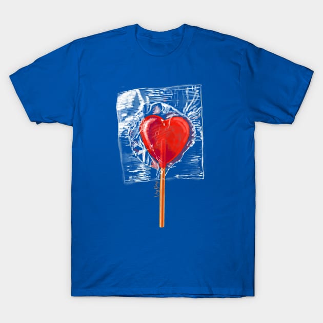 Heart Lollipop T-Shirt by VeryBerry